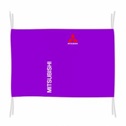 Прапор Mitsubishi Motors logo - PrintSalon
