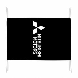 Прапор Mitsubishi Motors лого - PrintSalon