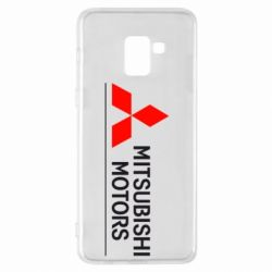 Чохол для Samsung A8+ 2018 Mitsubishi Motors лого - PrintSalon
