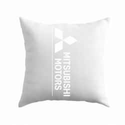 Подушка Mitsubishi Motors лого - PrintSalon
