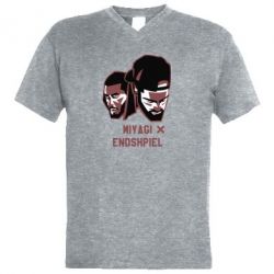Чоловіча футболка з V-подібним вирізом Miyagi X Endshpiel - PrintSalon