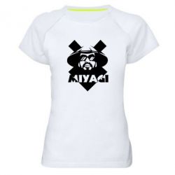 Жіноча футболка для спорту Miyagi - PrintSalon