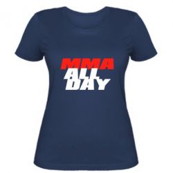 Женская футболка MMA All day - PrintSalon
