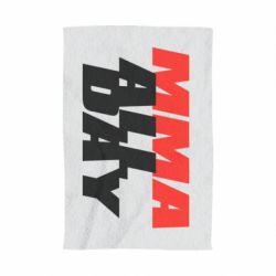 Полотенце с принтом MMA All day - PrintSalon