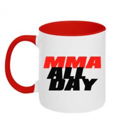 Чашка двухцветная 320ml MMA All day - PrintSalon