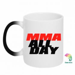 Чашка-хамелеон MMA All day - PrintSalon