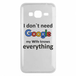Чехол для Samsung J3 2016 Мне не нужен гугл - PrintSalon
