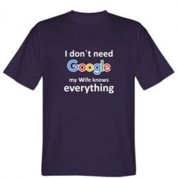 Мужская футболка Stedman Мне не нужен гугл - PrintSalon