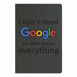 Блокнот с принто Мне не нужен гугл - PrintSalon