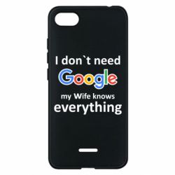 Чехол для Xiaomi Redmi 6A Мне не нужен гугл - PrintSalon