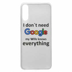 Чехол для Samsung A70 Мне не нужен гугл - PrintSalon