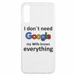 Чехол для Samsung A50 Мне не нужен гугл - PrintSalon