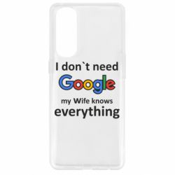 Чехол для Oppo Reno 4 Pro Мне не нужен гугл - PrintSalon
