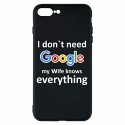 Чехол для iPhone 8 Plus Мне не нужен гугл - PrintSalon
