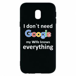 Чехол для Samsung J3 2017 Мне не нужен гугл - PrintSalon