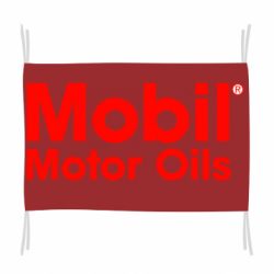 Флаг Mobil Motor Oils - PrintSalon
