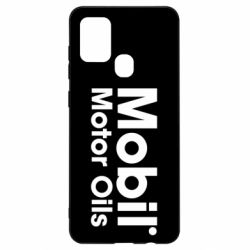 Чехол для Samsung A21s Mobil Motor Oils - PrintSalon