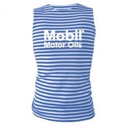Майка-тельняшка Mobil Motor Oils - PrintSalon