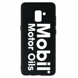 Чехол для Samsung A8+ 2018 Mobil Motor Oils - PrintSalon