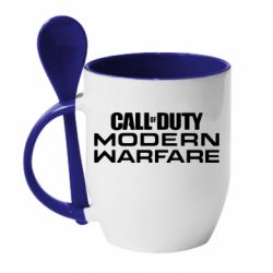 Чашка з ложкою Modern Warfare - PrintSalon