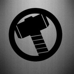 Наклейка Молот Тора - PrintSalon