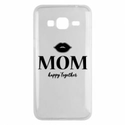 Чехол для Samsung J3 2016 Mom happy together - PrintSalon