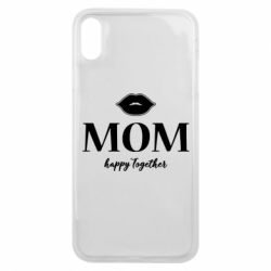 Чехол для iPhone Xs Max Mom happy together - PrintSalon