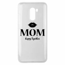 Чехол для Xiaomi Pocophone F1 Mom happy together - PrintSalon