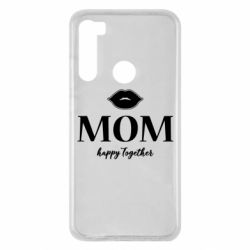 Чехол для Xiaomi Redmi Note 8 Mom happy together - PrintSalon