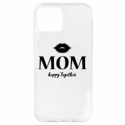 Чехол для iPhone 12 Pro Mom happy together - PrintSalon