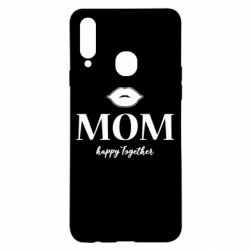 Чехол для Samsung A20s Mom happy together - PrintSalon