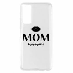 Чехол для Huawei P Smart 2021 Mom happy together - PrintSalon