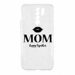 Чехол для Xiaomi Redmi 9 Mom happy together - PrintSalon