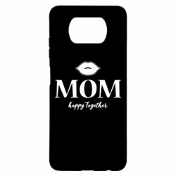 Чехол для Xiaomi Poco X3 Mom happy together - PrintSalon
