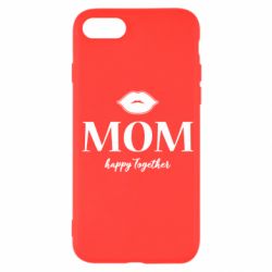 Чехол для iPhone SE 2022 Mom happy together - PrintSalon