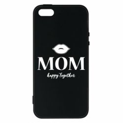 Чехол для iPhone5/5S/SE Mom happy together - PrintSalon