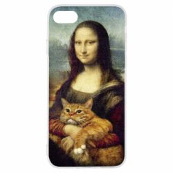 Чохол для iPhone 7 Mona Lisa and the cat - PrintSalon