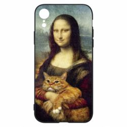 Чохол для iPhone XR Mona Lisa and the cat - PrintSalon