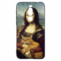 Чохол для Meizu X8 Mona Lisa and the cat - PrintSalon