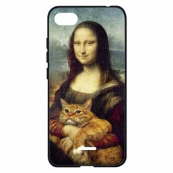Чохол для Xiaomi Redmi 6A Mona Lisa and the cat - PrintSalon