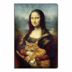 Блокнот з принтом Mona Lisa and the cat - PrintSalon