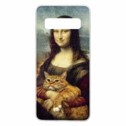 Чохол для Samsung S10 Mona Lisa and the cat - PrintSalon