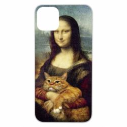 Чохол для iPhone 11 Pro Max Mona Lisa and the cat - PrintSalon