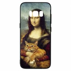 Чохол для Samsung S8 Mona Lisa and the cat - PrintSalon