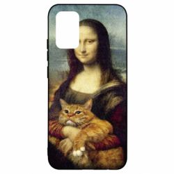 Чохол для Samsung A02s/M02s Mona Lisa and the cat - PrintSalon