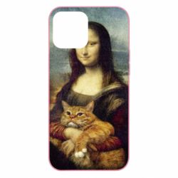 Чохол для iPhone 12 Pro Max Mona Lisa and the cat - PrintSalon
