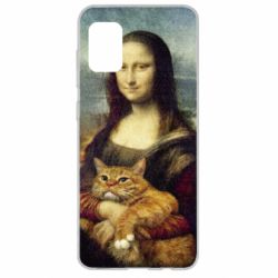 Чохол для Samsung A31 Mona Lisa and the cat - PrintSalon