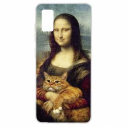 Чохол для Samsung A41 Mona Lisa and the cat - PrintSalon