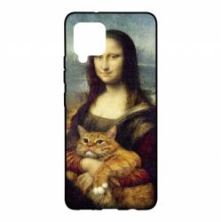 Чохол для Samsung A42 5G Mona Lisa and the cat - PrintSalon