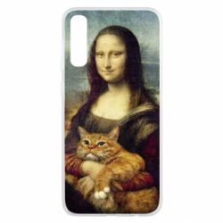 Чохол для Samsung A50 Mona Lisa and the cat - PrintSalon